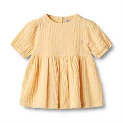 Wheat dress Imelda - Pale apricot